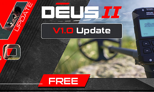 XP DEUS II v1.0-2.0 aktualizace – instrukce