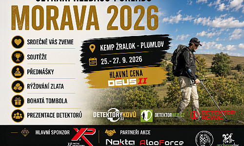 Setkání hledačů MORAVA 2026 - 25.-27.9. 2026