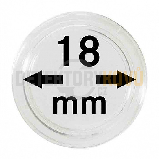 Kapsle na mince 18 mm