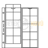 Listy na mince do Ø 38 mm pro alba KARAT