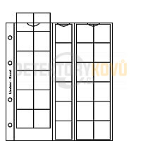 Listy na mince do Ø 30 mm pro alba KARAT