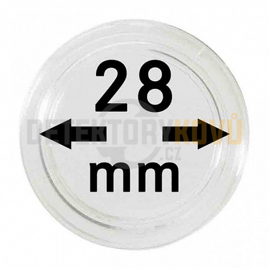 Kapsle na mince 28 mm