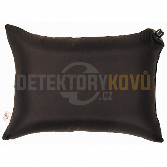 Nafukovací cestovní polštář, černý