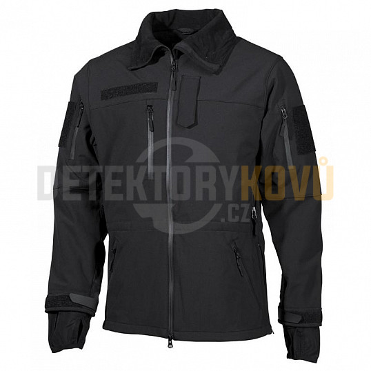 Výprodej Bunda SOFT SHELL HD, nepromokavá, černá - poslední velikost L
