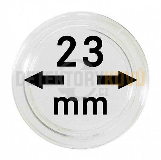 Kapsle na mince 23 mm