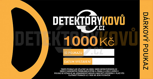 Dárkový poukaz v hodnotě 1000 Kč