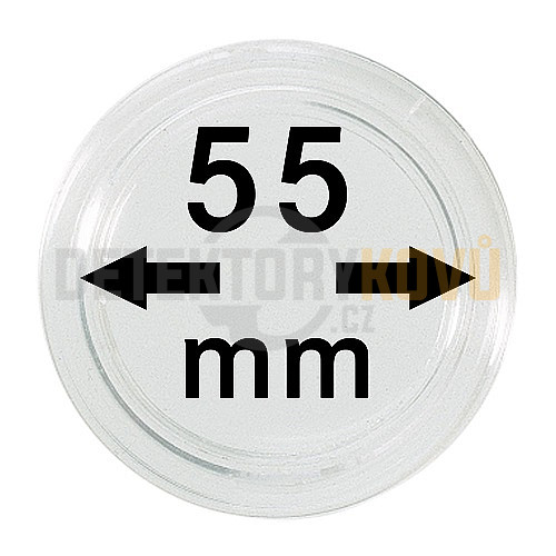 Kapsle na mince 55 mm