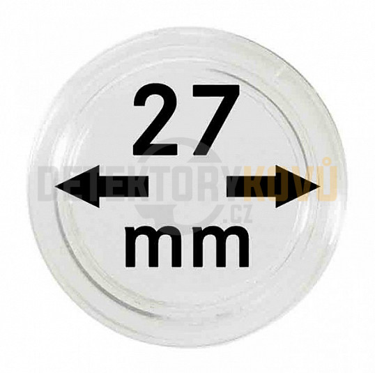 Kapsle na mince 27 mm