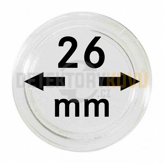 Kapsle na mince 26 mm