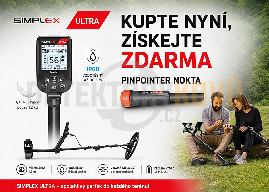 Nokta Simplex ULTRA + dohledávačka ZDARMA