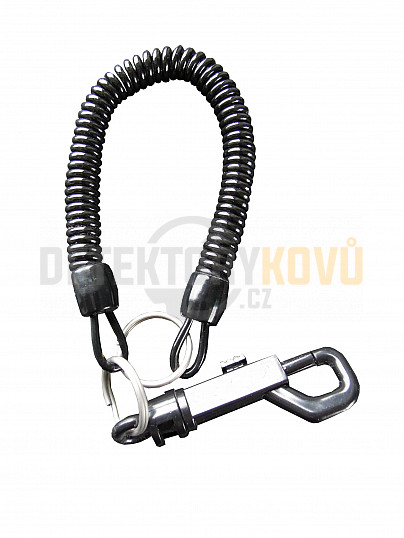 XP bezpečnostní lanko s karabinou pro dohledávačku
