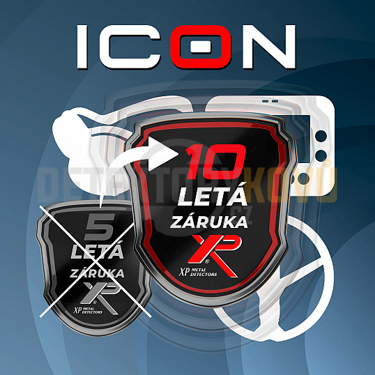 Prodloužená záruka XP na detektor ICON +5 let navíc