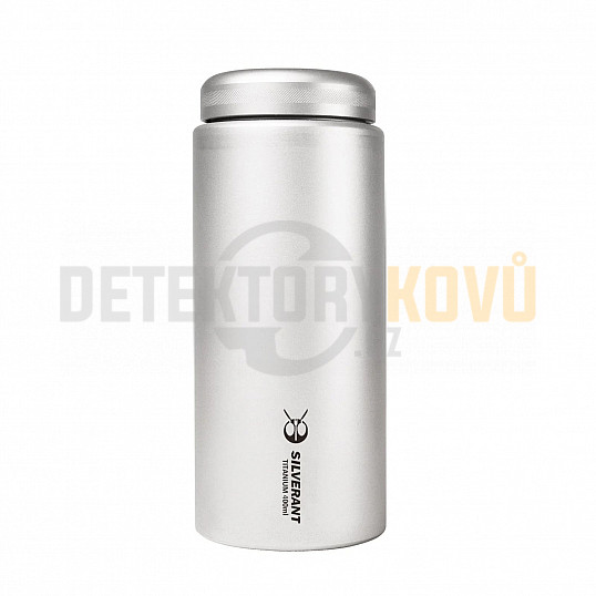 Titanová láhev 400 ml s plochým víčkem Silverant
