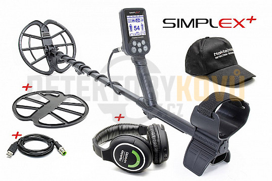 SIMPLEX+ WHP vodotěsný detektor kovů + bezdrátová sluchátka