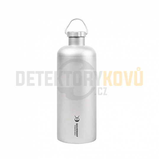 Titanová láhev 600 ml s poutkem ve víčku - Silverant