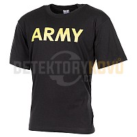 Triko Army, černé -  170g/m²