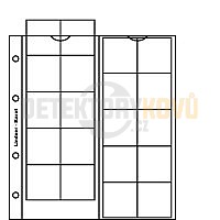 Listy na mince do Ø 38 mm pro alba KARAT