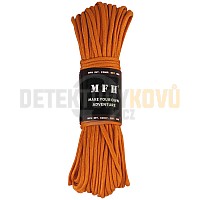 Lano paracord 5mm, 30 m - oranžové