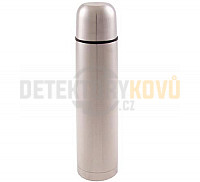 Vakuová termoska z nerezové oceli FOX OUTDOOR® 1 l - stříbrná