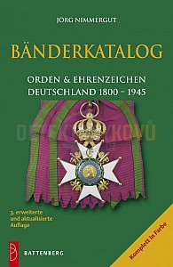 Německé řády a vyznamenání 1800-1945 (3. aktualizované vydání) Bänderkatalog