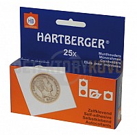Mincovní papírové samolepící rámečky HARTBERGER 25 ks