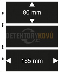 Albové listy na bankovky, 80 mm - 10 ks