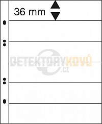 Albové listy na známky - 10 ks, 36 mm