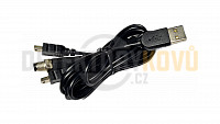 Třícestný nabíjecí kabel DEUS II - USB/3x
