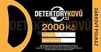 Dárkový poukaz v hodnotě 2000 Kč