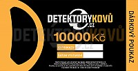 Dárkový poukaz v hodnotě 10000 Kč