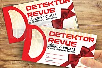 Dárkový poukaz na roční předplatné časopisu Detektor revue