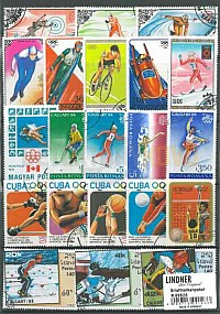 Sběratelský set poštovních známek: Olympiáda (100 ks)