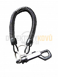 XP bezpečnostní lanko s karabinou pro dohledávačku