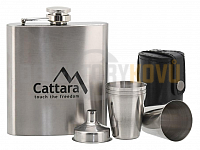 Placatka Cattara SET s panáčky 1+4 ,175 ml - pouzdro