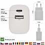 Univerzální USB adaptér Emos BASIC 15 W