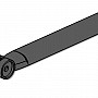 Spodní tyč teleskopické konstrukce XP pro HF cívky - starší verze