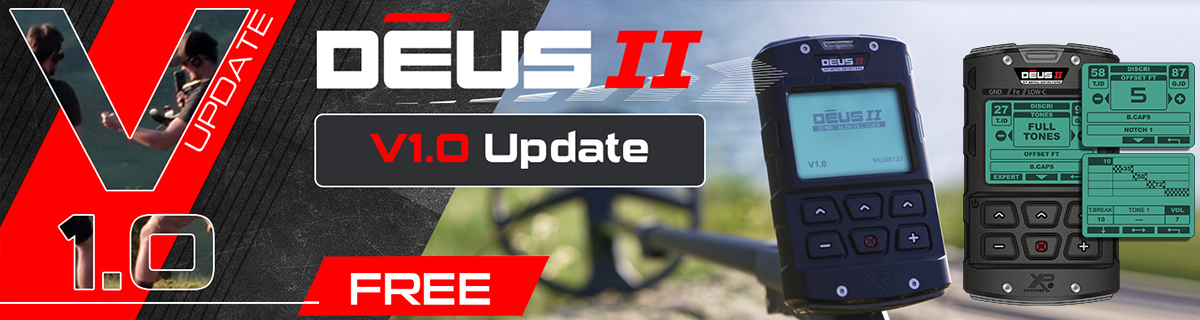XP DEUS II v1.0 aktualizace – instrukce