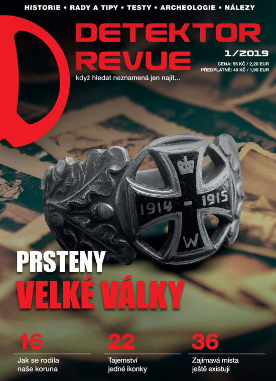 Detektor revue 1/2019 - časopis detektory kovů