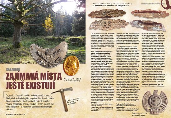 Časopis Detektor revue - detektory kovů a historie