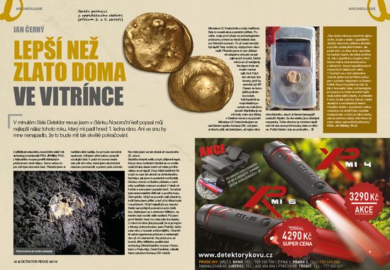 Časopis Detektor revue - detektory kovů a historie