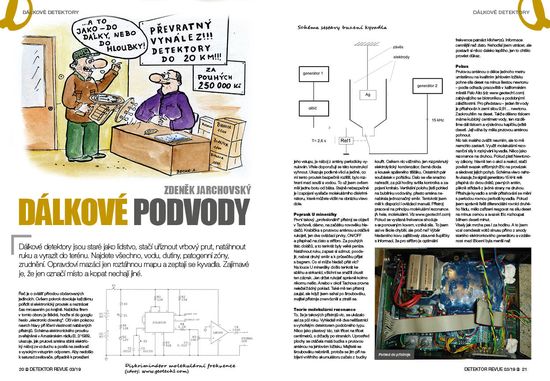 Časopis Detektor revue - detektory kovů a historie