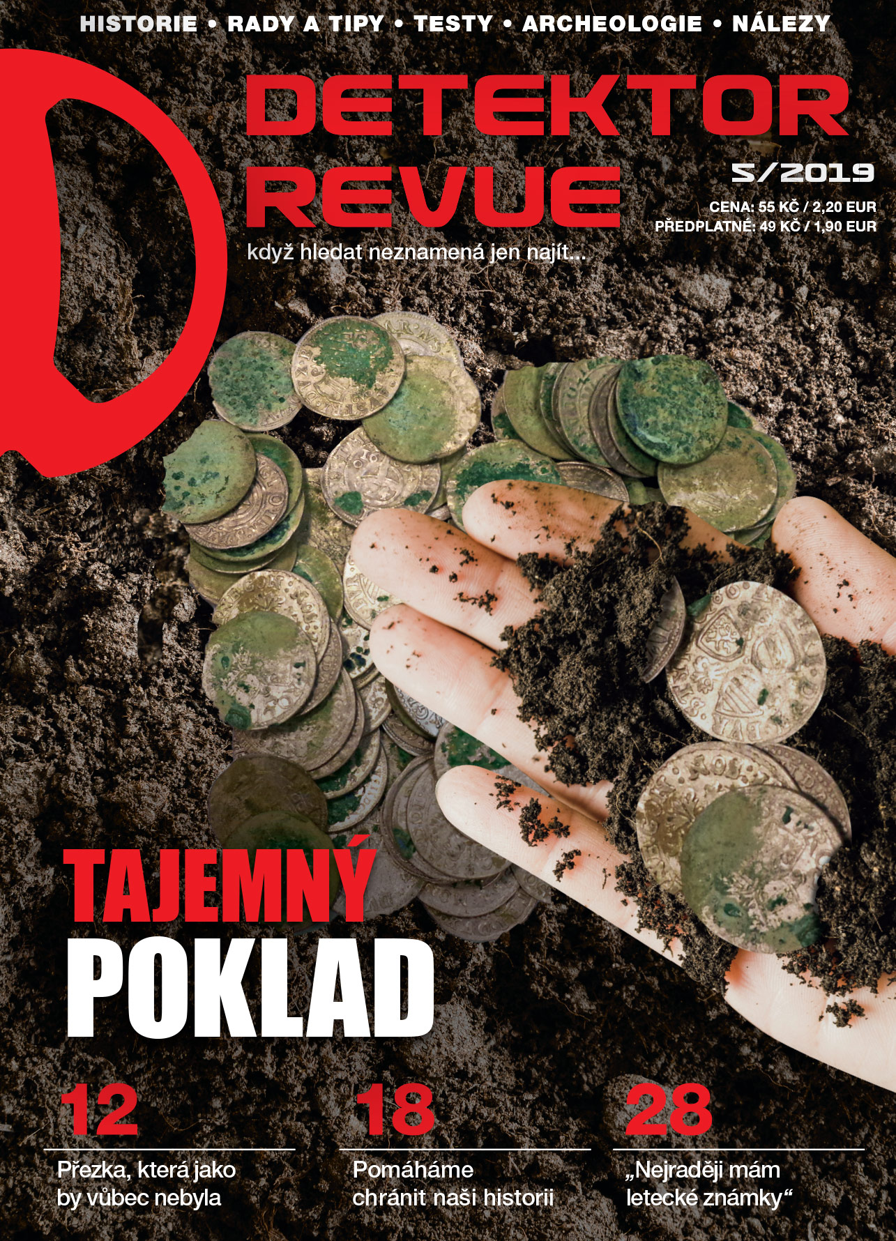 Časopis Detektor revue - detektory kovů a historie