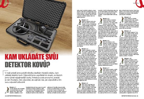 Časopis Detektor revue - detektory kovů a historie