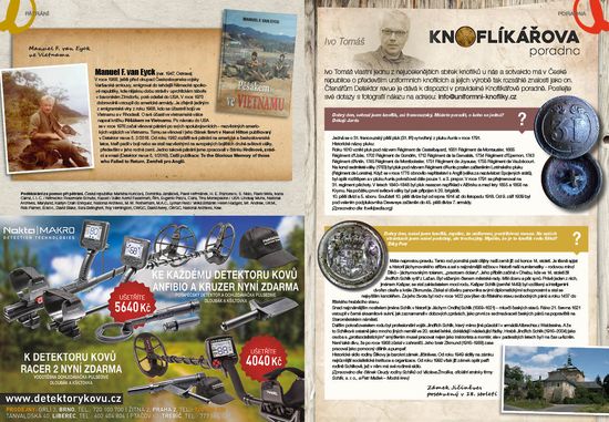 Časopis Detektor revue - detektory kovů a historie