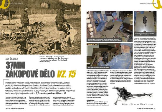 Časopis Detektor revue - detektory kovů a historie