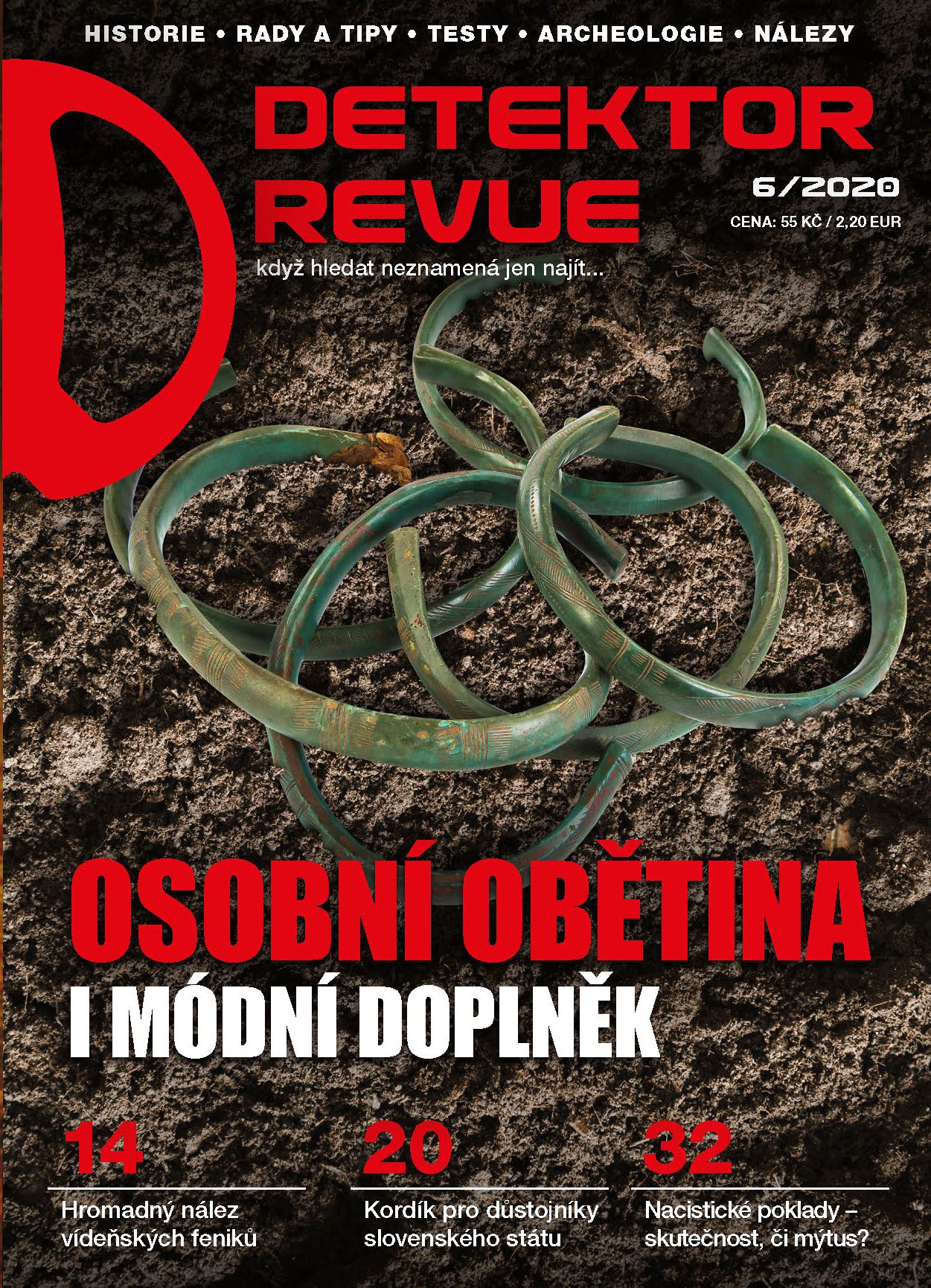 Časopis Detektor revue - detektory kovů a historie