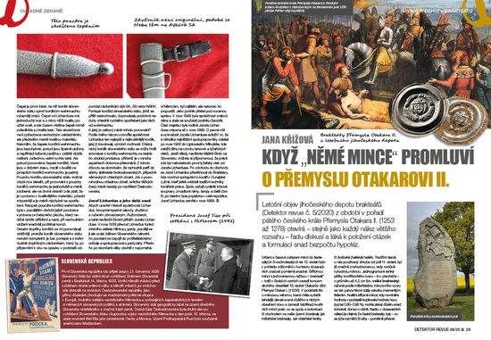 Časopis Detektor revue - detektory kovů a historie