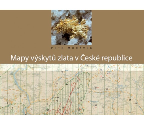 Mapa výskytu zlata v ČR pro všechny zlatokopy