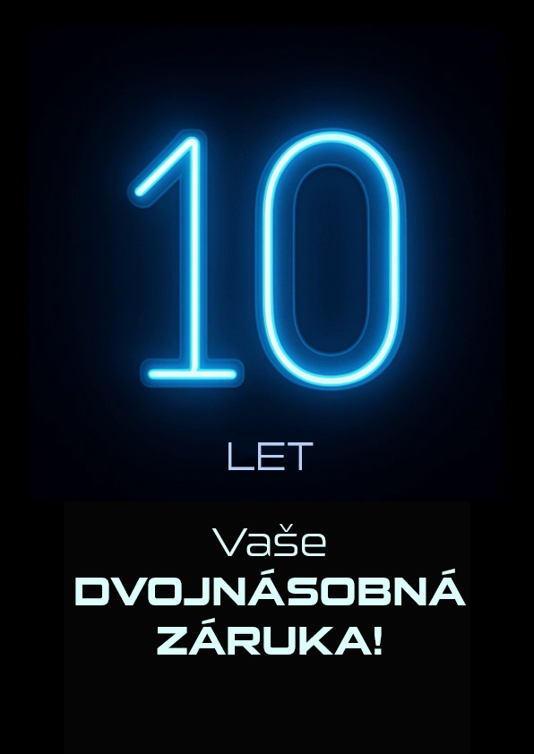 10 YEARS – We double your warranty